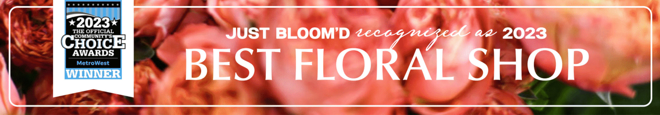 Just Bloom'd Recognized as 2023 Best Flower Shop