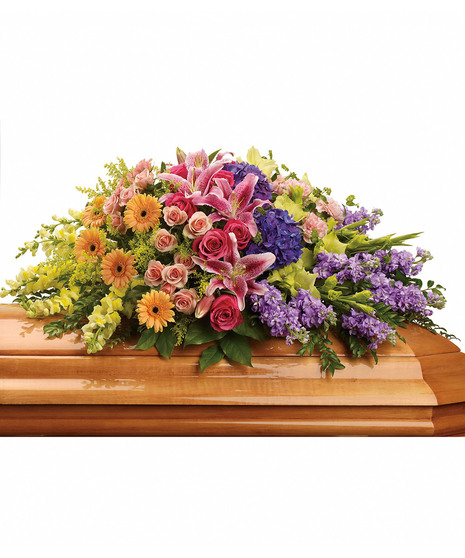 Garden of Sweet Memories Casket Spray