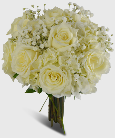 Tight and Round Bridesmaids Bouquet - Timeless Grace