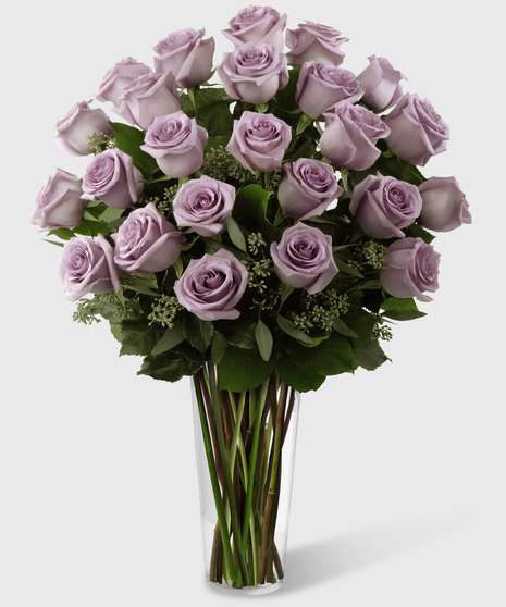 Long Stem Purple Roses