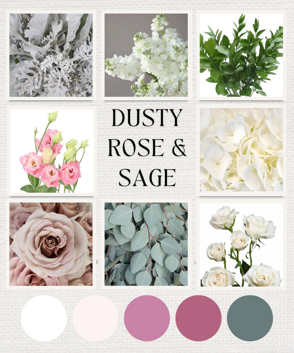 Dusty Rose & Sage